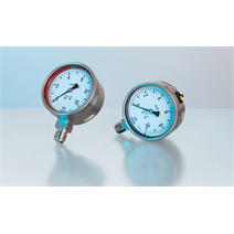 Hastelloy pressure gauge for highly aggressive media